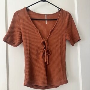 Free people cut out t shirt